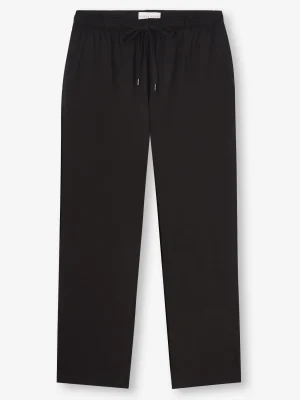 Derek Rose Sets|View All>T-Shirt And Lounge Trousers Set Black