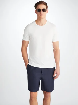 Derek Rose Crew Neck T-Shirts|View All>T-Shirt White