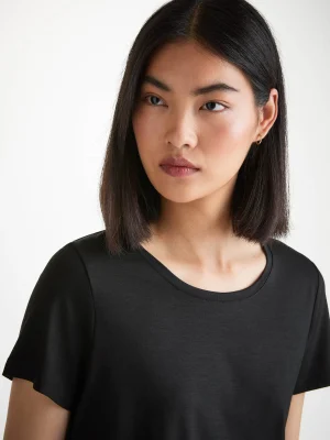 Derek Rose Crew Neck T-Shirts|View All>T-Shirt Black