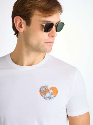 Derek Rose Cotton T-Shirts|View All>T-Shirt White