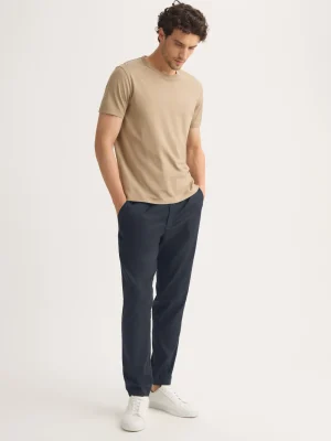 Derek Rose Resort Wear|View All>Trousers Navy Blue