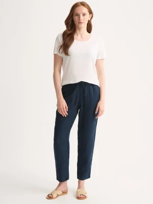 Derek Rose Resort Wear|View All>Trousers Navy Blue