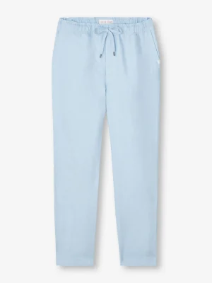 Derek Rose Resort Wear|View All>Trousers Light Blue