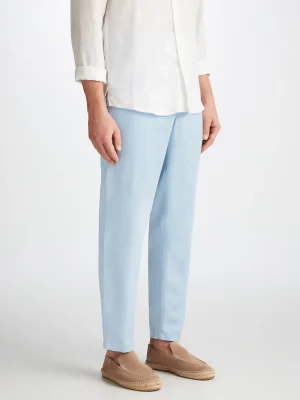 Derek Rose Resort Wear|View All>Trousers Light Blue