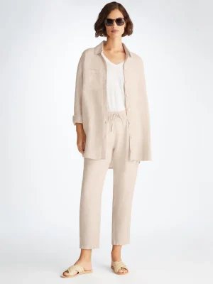 Derek Rose Resort Wear|View All>Trousers Sand