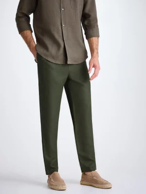 Derek Rose Resort Wear|View All>Trousers Khaki