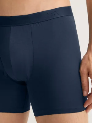 Derek Rose Trunks|View All>Trunks Navy Blue