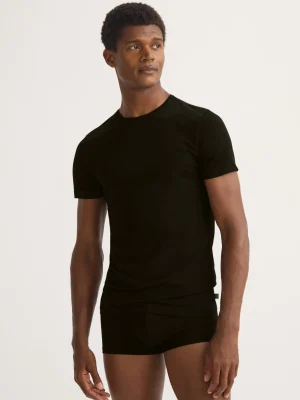 Derek Rose View All|View All>Underwear T-Shirt Black
