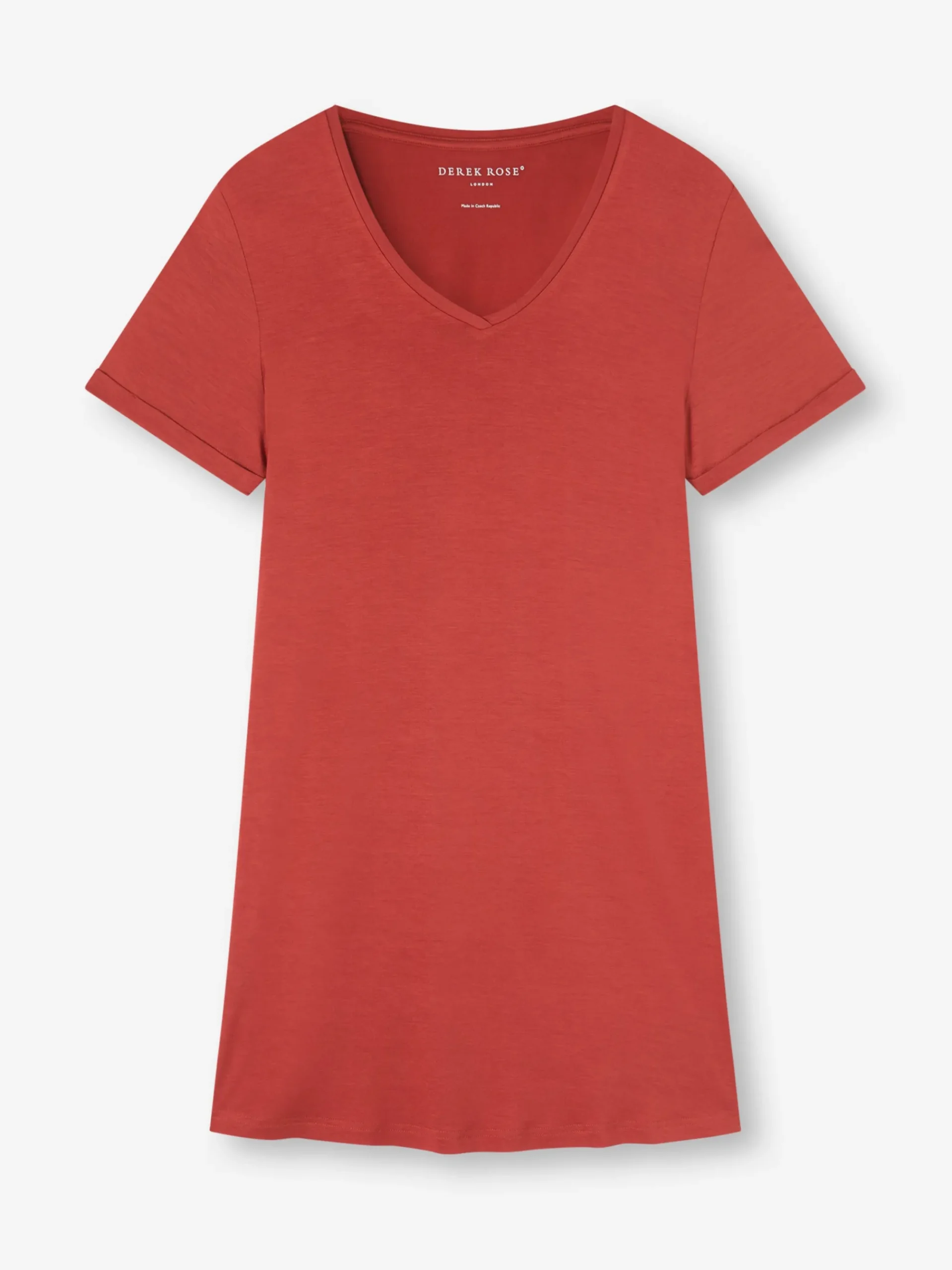 v-neck-sleep-t-shirt-cWKjlpZs-4.webp Derek Rose Mid Weight Pyjamas|View All>V-Neck Sleep T-Shirt Rose Red