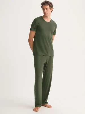 Derek Rose V-Neck T-Shirts|View All>V-Neck T-Shirt Evergreen