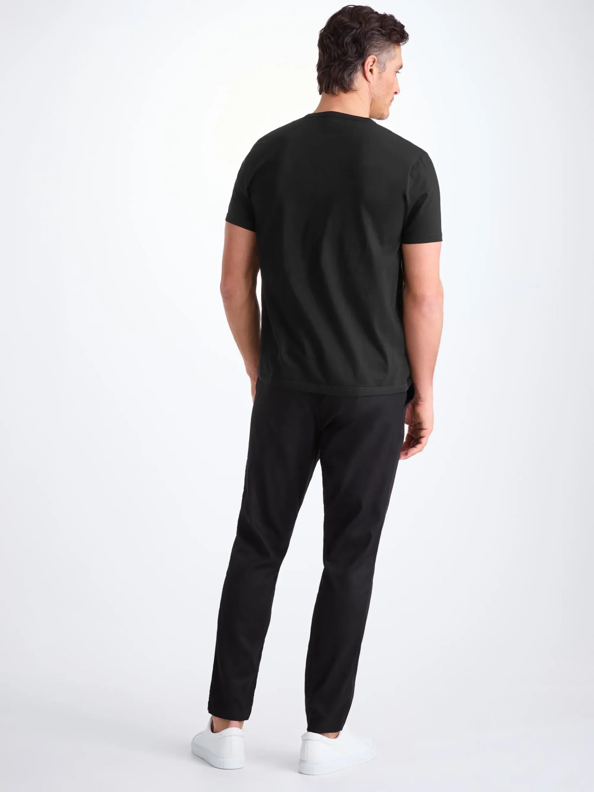 v-neck-t-shirt-vEoGPylN-3.webp Derek Rose Cotton T-Shirts|View All>V-Neck T-Shirt Black