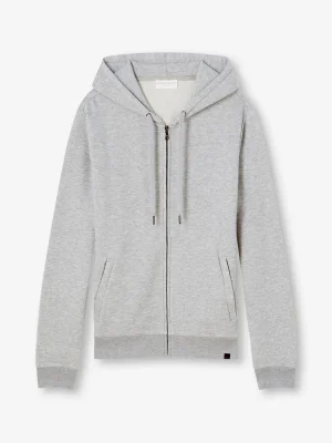 Derek Rose T-Shirt & Tops|View All>Zip Up Hoodie Silver