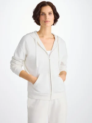 Derek Rose T-Shirts & Tops|View All>Zip Up Hoodie White