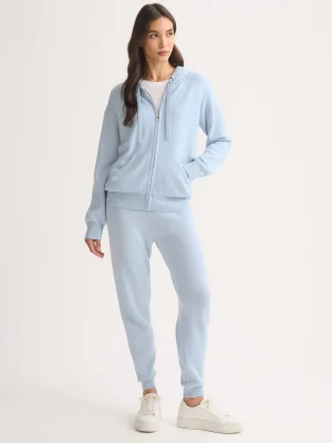 Derek Rose View All|View All>Zip Up Hoodie Glacier Blue